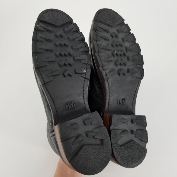 Frye | Leather Lace Up Hiker Booties - Picture 9 of 9
